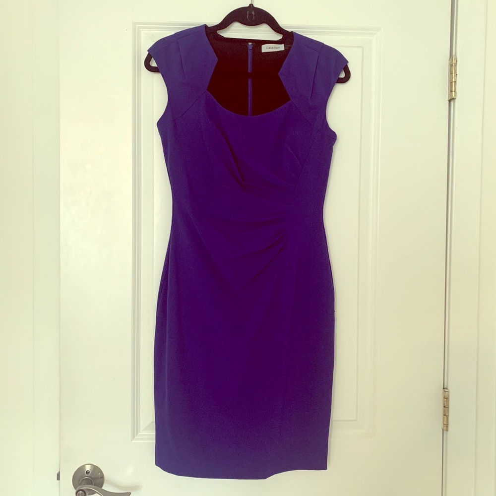 Calvin Klein Purple Dress Gem